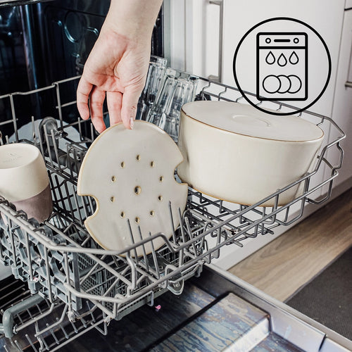 Vannfontene i keramikk med bambusbase – ne&no